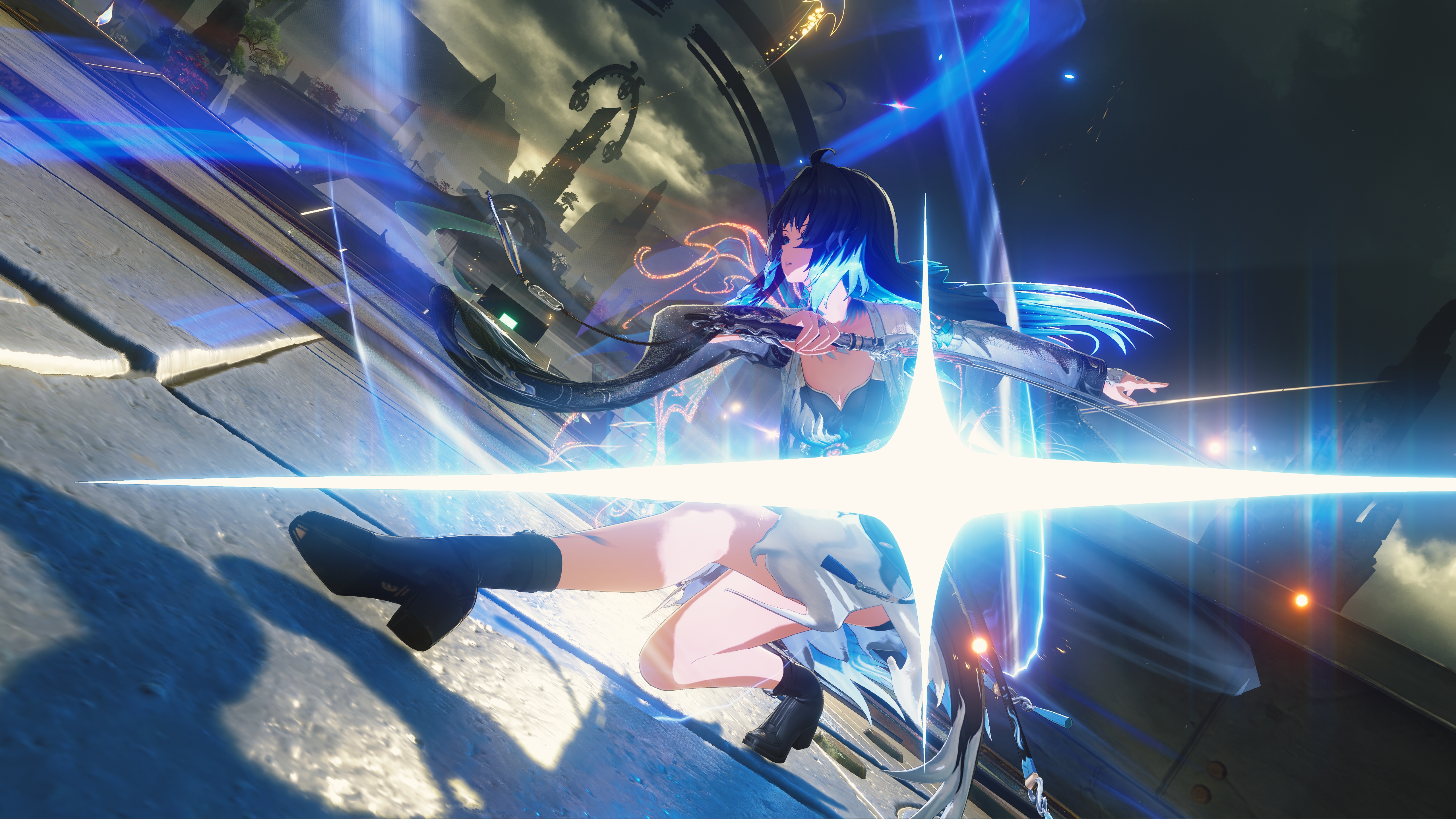 Screenshot pessoal de uma sessão de Wuthering Waves